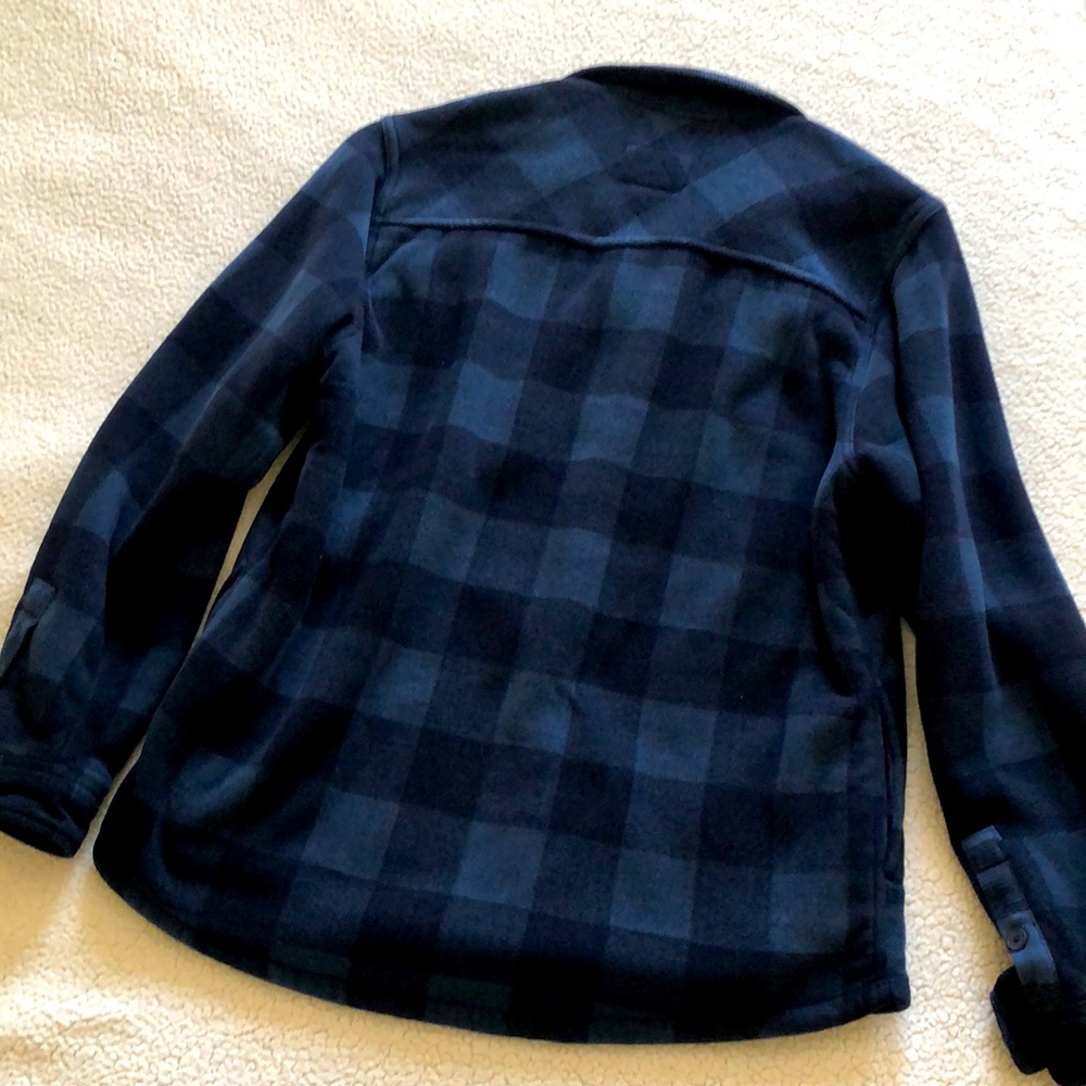 Boston Traders Polar Bonded Plush Lined Flannel Button Up, Men’s Large. - Picture 3 of 3